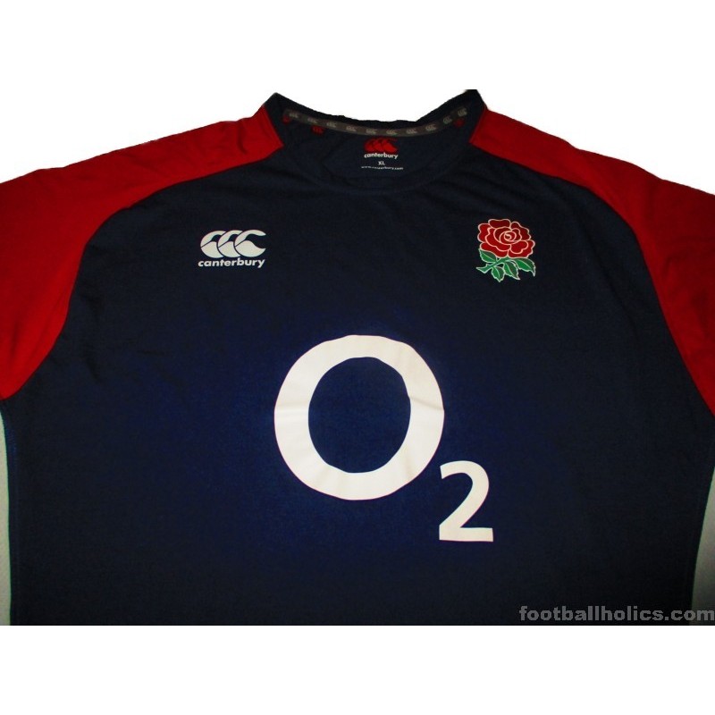 2015-16 England Rugby Canterbury Training Gym Shirt