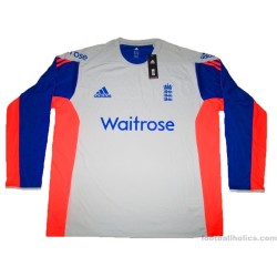 2015-16 England Cricket Adidas Player Issue Training L/S Shirt *w/tags*