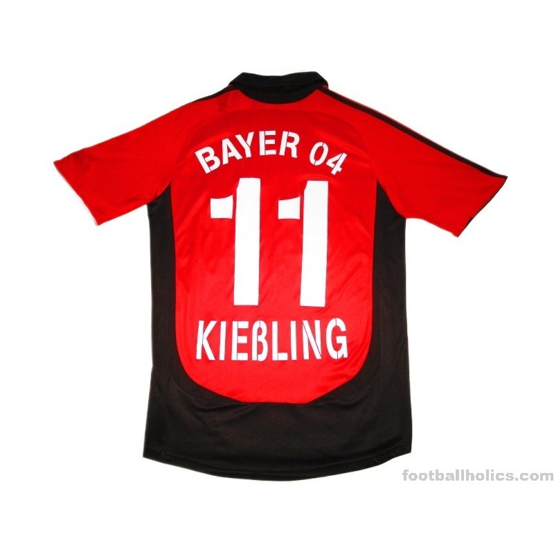 2007-08 Bayer Leverkusen Adidas Home Shirt Kiessling #11