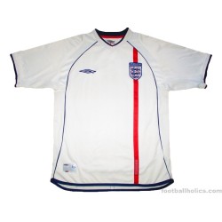 2001-03 England Umbro Home Shirt