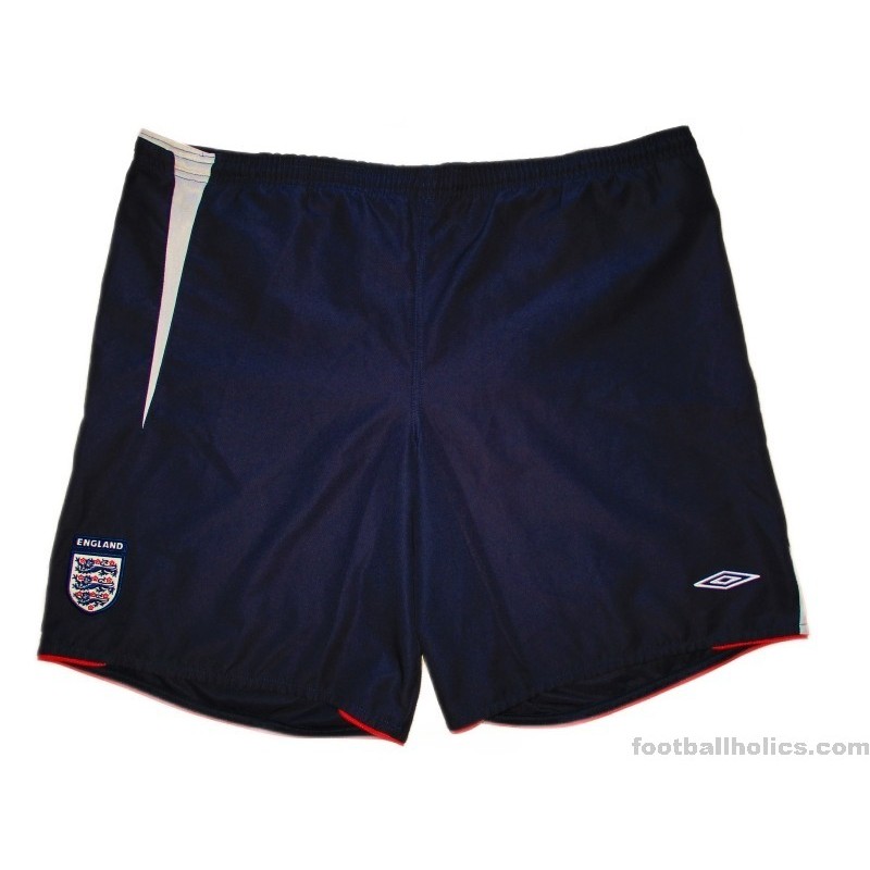 2005-07 England Umbro Home Shorts