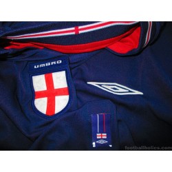 2002-04 England Umbro Away Shirt