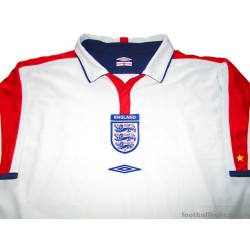 2003-05 England Umbro Home Shirt