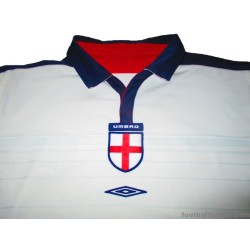 2003-05 England Umbro Home Shirt