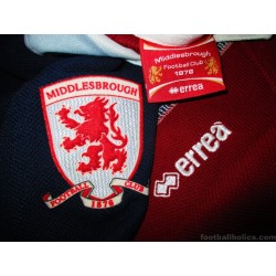 2008-09 Middlesbrough Errea Training L/S Shirt