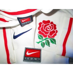 1999-01 England Rugby Nike Home L/S Shirt