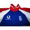 2004-06 England Cricket Admiral Player Issue 1/2 Zip Training Fleece Top