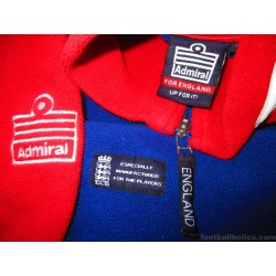 2004-06 England Cricket Admiral Player Issue 1/2 Zip Training Fleece Top