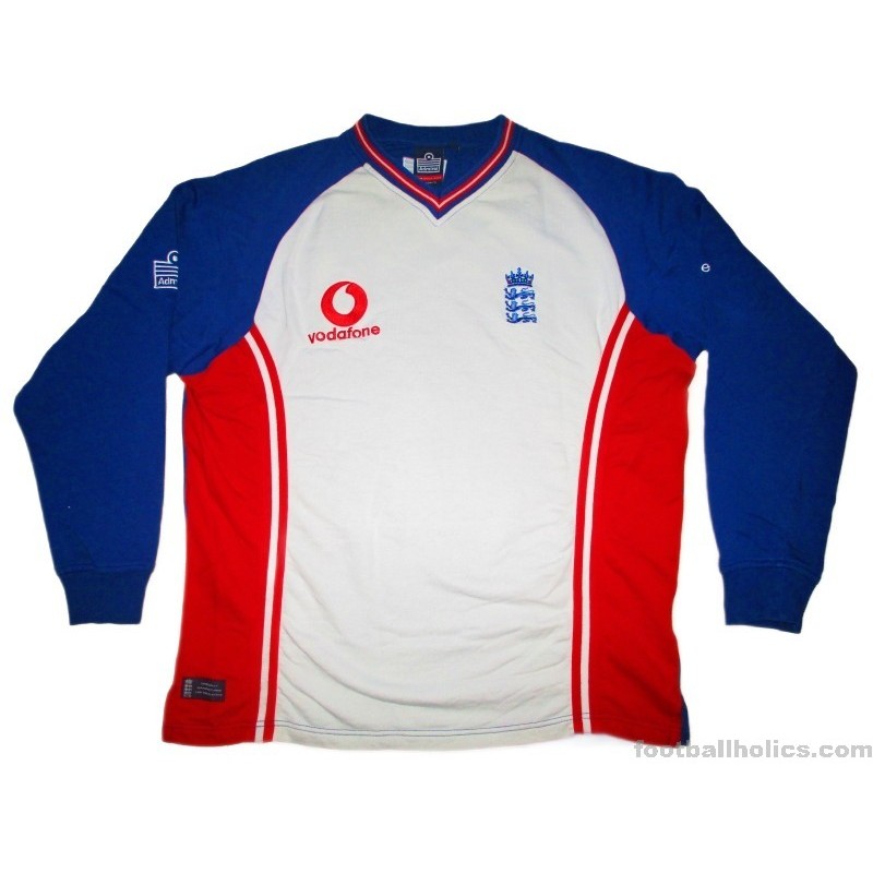 2002-05 England Cricket Admiral Player Issue Sweat Top