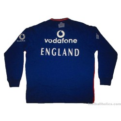 2002-05 England Cricket Admiral Player Issue Sweat Top