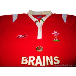 2004-06 Wales Rugby Reebok Home Shirt