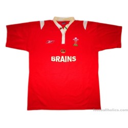 2004-06 Wales Rugby Reebok Home Shirt