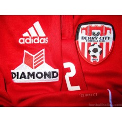 2018-19 Derry City Adidas Player Issue Training Top (McDermott) #2