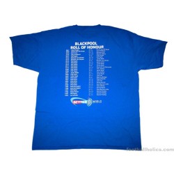 2022 World Matchplay 'Blackpool Roll of Honour' Fruit of the Loom Tee Shirt