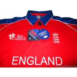 2007 England Cricket 'ICC World' Admiral Twenty20 Shirt *w/Tags*