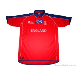 2007 England Cricket 'ICC World' Admiral Twenty20 Shirt *w/Tags*