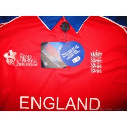 2007 England Cricket 'ICC World' Admiral Twenty20 Shirt *w/Tags*