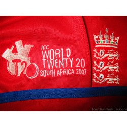 2007 England Cricket 'ICC World' Admiral Twenty20 Shirt *w/Tags*