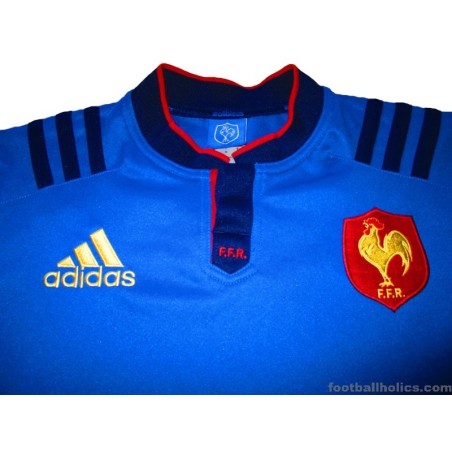 2014-16 France Rugby Adidas Home Shirt