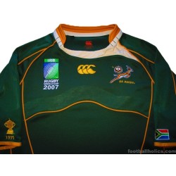 2007 South Africa Rugby Canterbury 'World Cup' Home Jersey