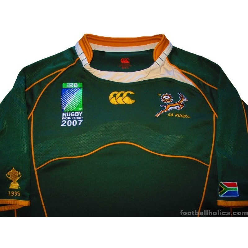 2007 South Africa Rugby Canterbury 'World Cup' Home Jersey