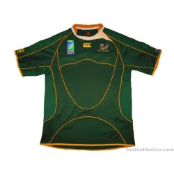 2007 South Africa Rugby Canterbury 'World Cup' Home Jersey