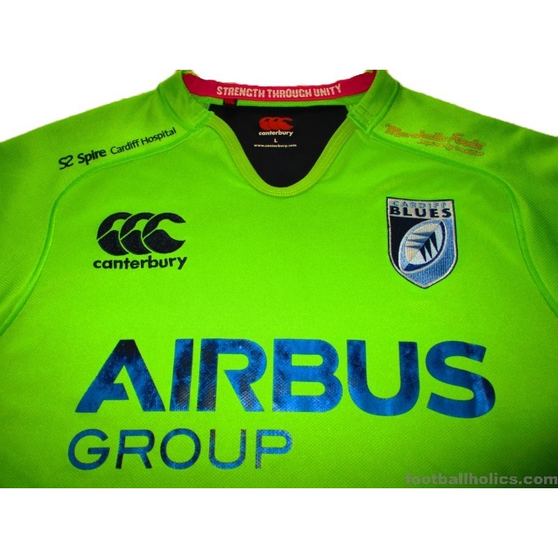 2014-15 Cardiff Blues Canterbury European Shirt