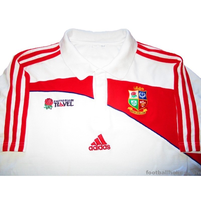 2009 British & Irish Lions Rugby 'South Africa' Adidas Polo Shirt