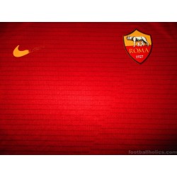 2016-17 AS Roma Nike Player Issue Home Shirt