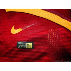 2016-17 AS Roma Nike Player Issue Home Shirt