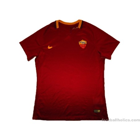 2016-17 AS Roma Nike Player Issue Home Shirt