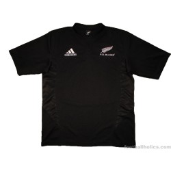 2007-09 New Zealand Rugby Adidas Home Jersey