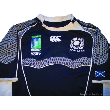 2007 Scotland Rugby Canterbury 'World Cup' Home Shirt