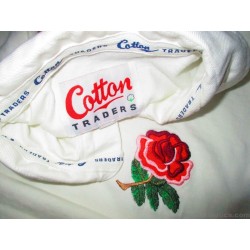 1991-92 England Rugby Cotton Traders Home L/S Shirt