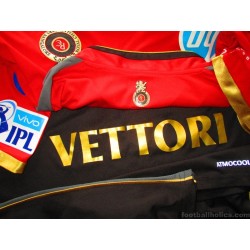 2018 Royal Challengers Bangalore Zeven Staff Worn T20 Jersey Daniel Vettori