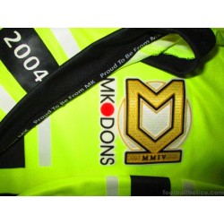 2013-14 MK Dons Sondico Player Issue GK Shirt Martin #1