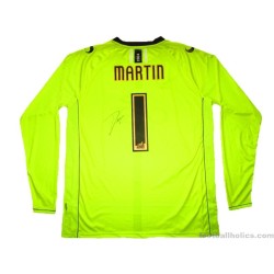 2013-14 MK Dons Sondico Player Issue GK Shirt Martin #1