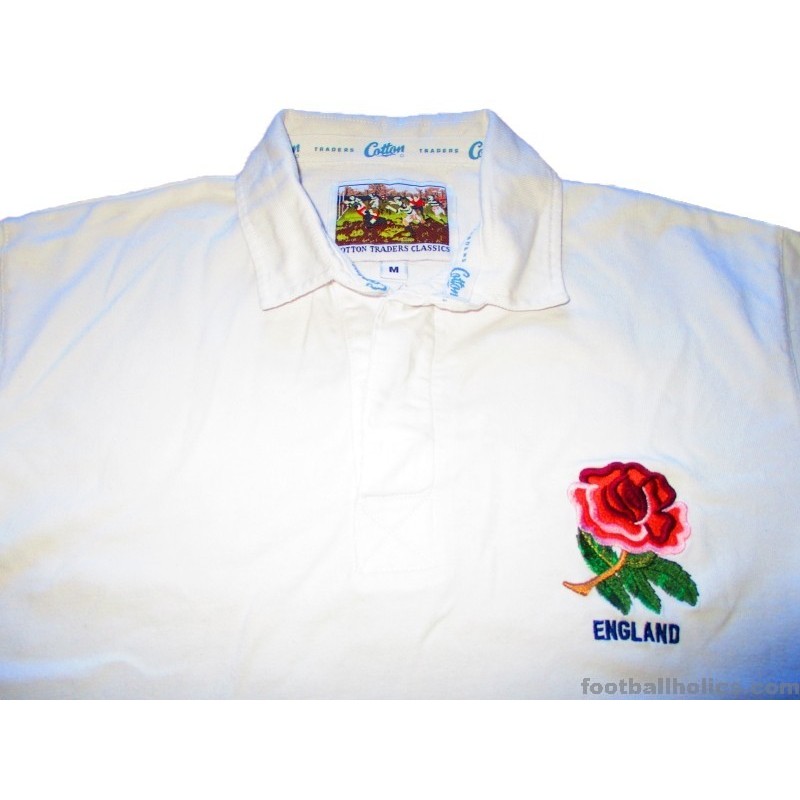 1987 England Rugby 'World Cup' Cotton Traders Home Shirt