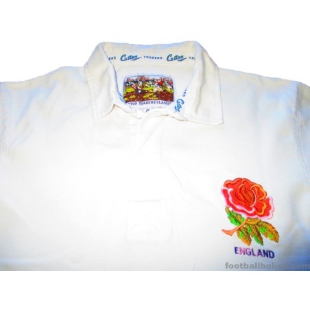 1987 England Rugby 'World Cup' Cotton Traders Home L/S Shirt