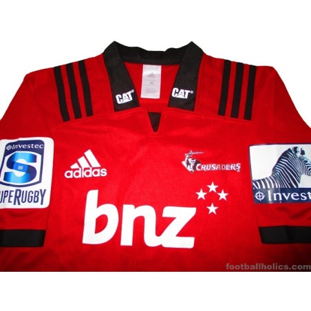 2018-19 Crusaders Rugby Adidas Home Shirt