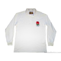 1987 England Rugby 'World Cup' Cotton Traders Home L/S Shirt