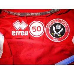 2022-23 Sheffield United Errea Player Issue Training Shirt #50