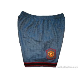 1995-96 Manchester United Umbro Away Shorts