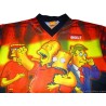 1999 The Simpsons 'Spain' Home Jersey Hommer #00