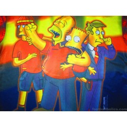 1999 The Simpsons 'Spain' Home Jersey Hommer #00