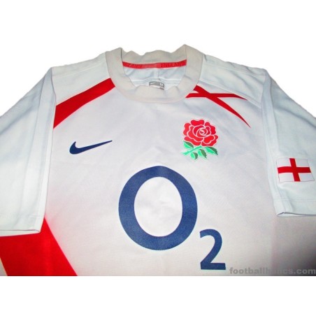 2007-09 England Rugby Nike Home Shirt