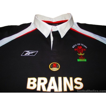 2005-06 Wales Rugby '125 Anniversary' Reebok Away Shirt