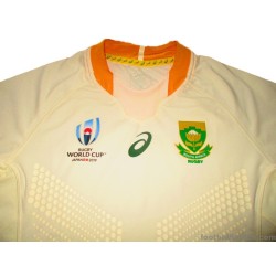 2019 South Africa Rugby 'World Cup' Asics Player Issue Alternate Jersey