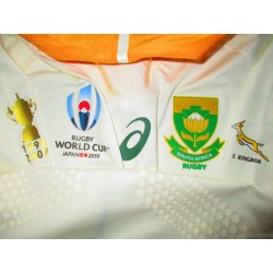 2019 South Africa Rugby 'World Cup' Asics Player Issue Alternate Jersey