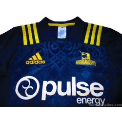 2018-19 Highlanders Rugby Adidas Home Shirt